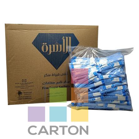 AL-OSRA SUGAR SACHETS 5* 5GM*500 PIECE